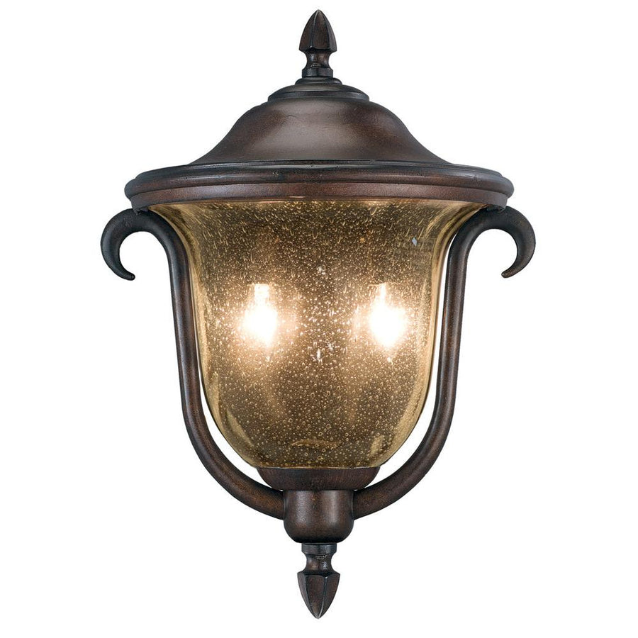 Santa Barbara Outdoor 13 Inch Wall Lantern – Textured Matte Black – 9000MB