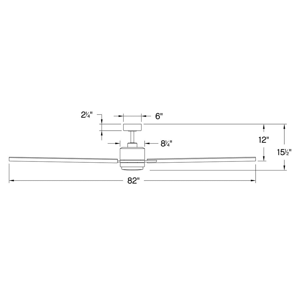 Hinkley Lighting INDY MAXX 900982FMW-LDD Fan Modern - Matte White