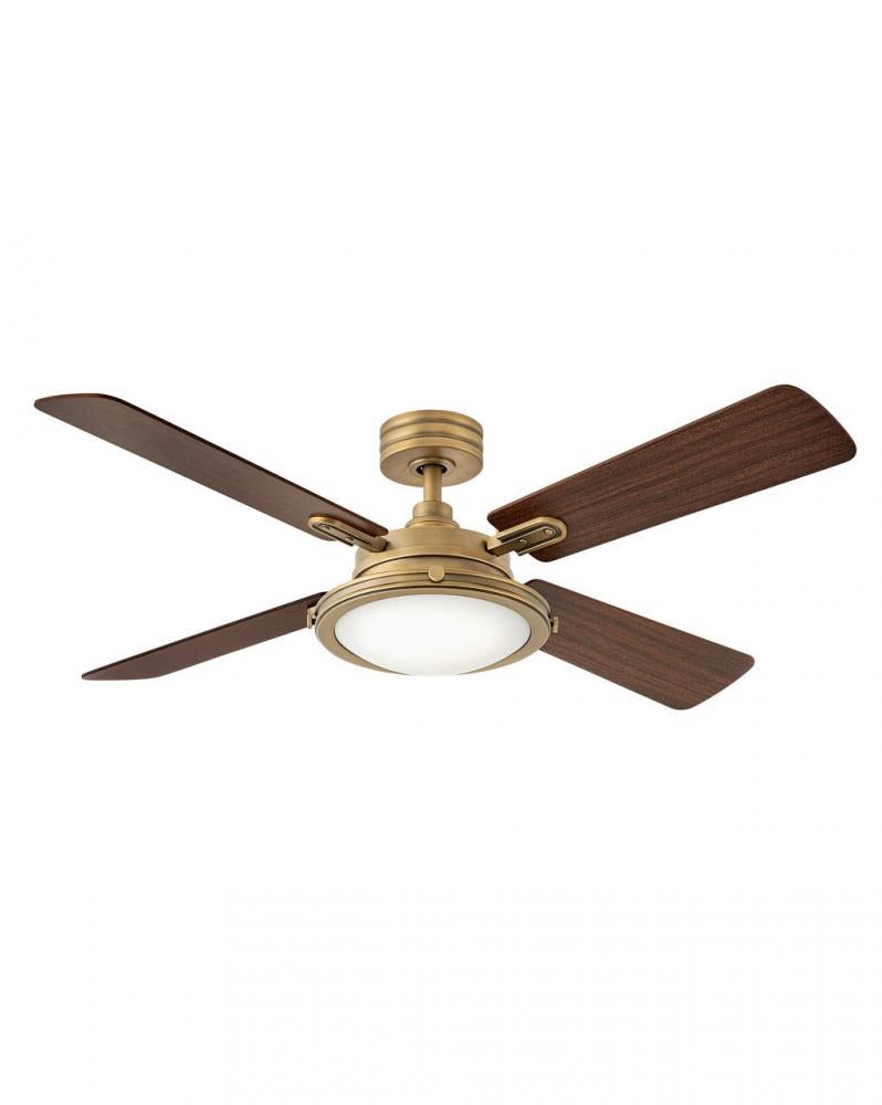 Hinkley Lighting COLLIER 903254FHB-LID Fan Mid Century Modern - Heritage Brass