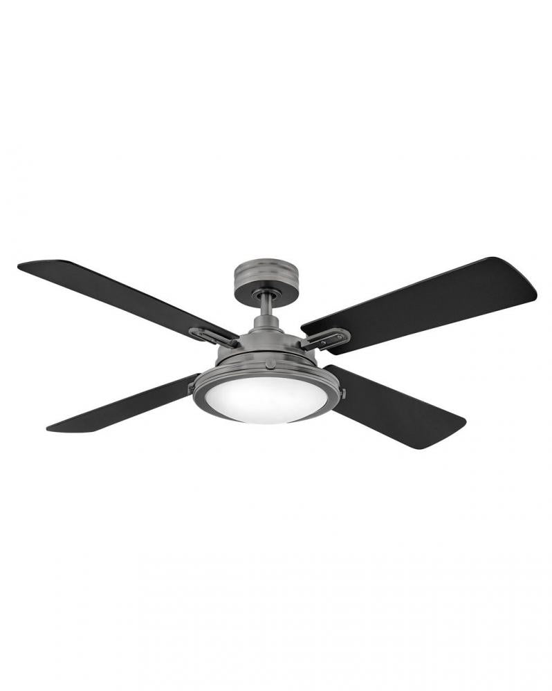 Hinkley Lighting COLLIER 903254FPW-LID Fan Mid Century Modern - Pewter