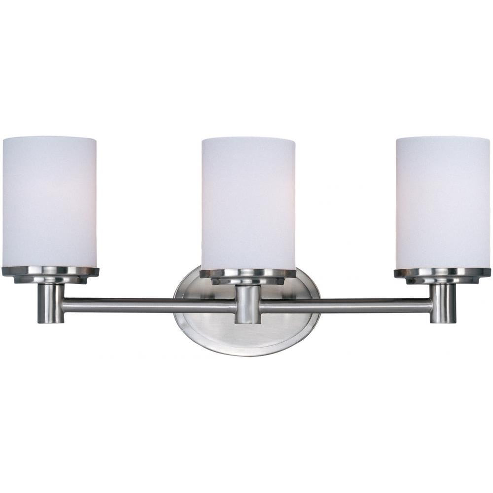Cylinder 20.5 Inch Bathroom Vanity - Satin Nickel