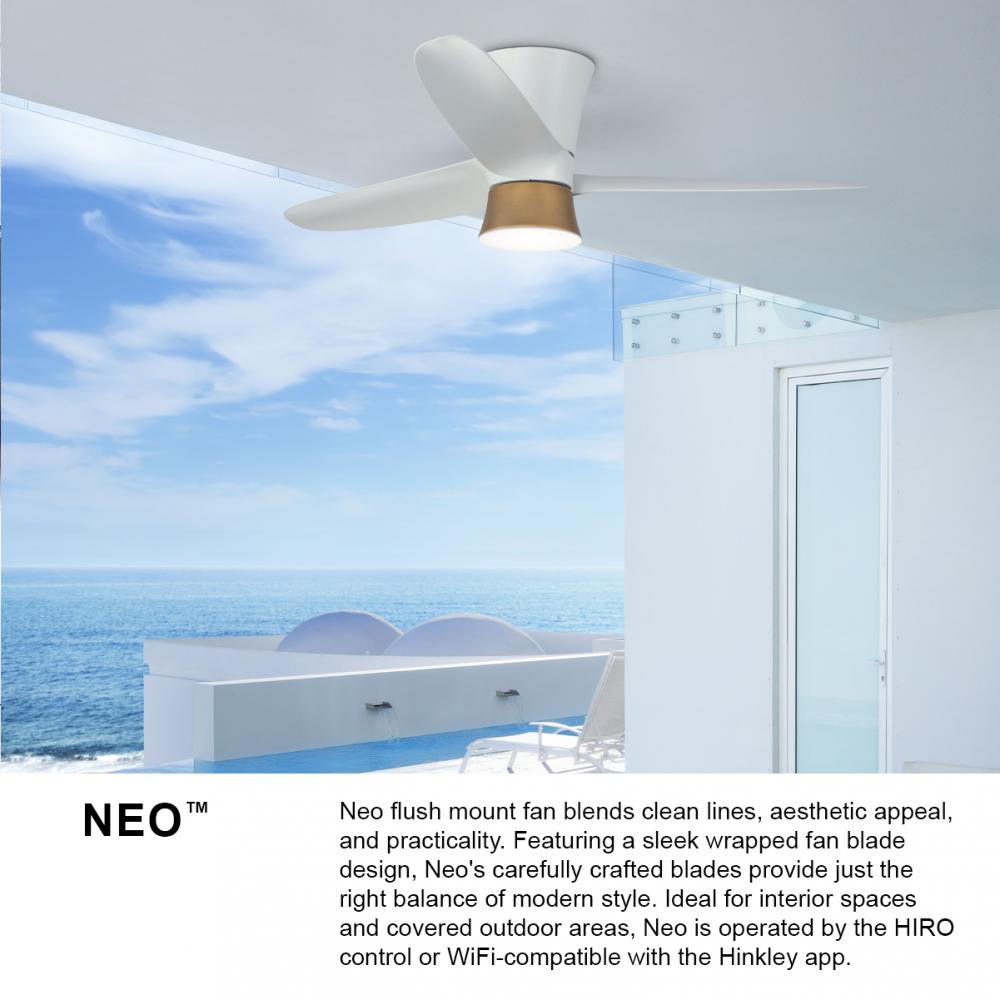 Hinkley Lighting NEO 905452FMW-LDD Fan Modern - Matte White