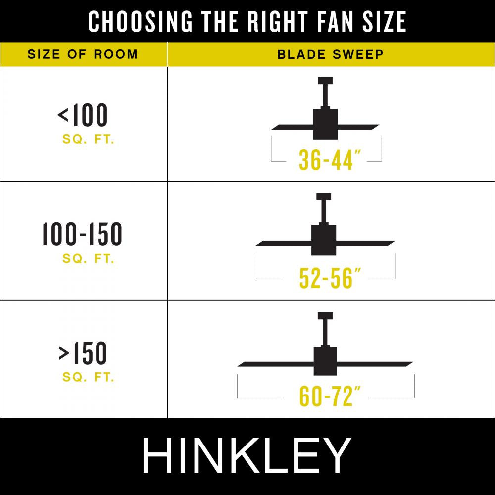 Hinkley Lighting IVER 905756FMB-LWDK Fan Functional - Matte Black