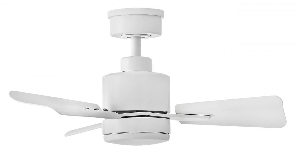 Hinkley Lighting ATOM 906030FMW-LDA Fan Traditional - Matte White