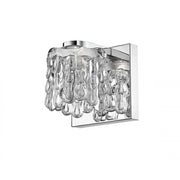 1 Light Wall Sconce-Crystal