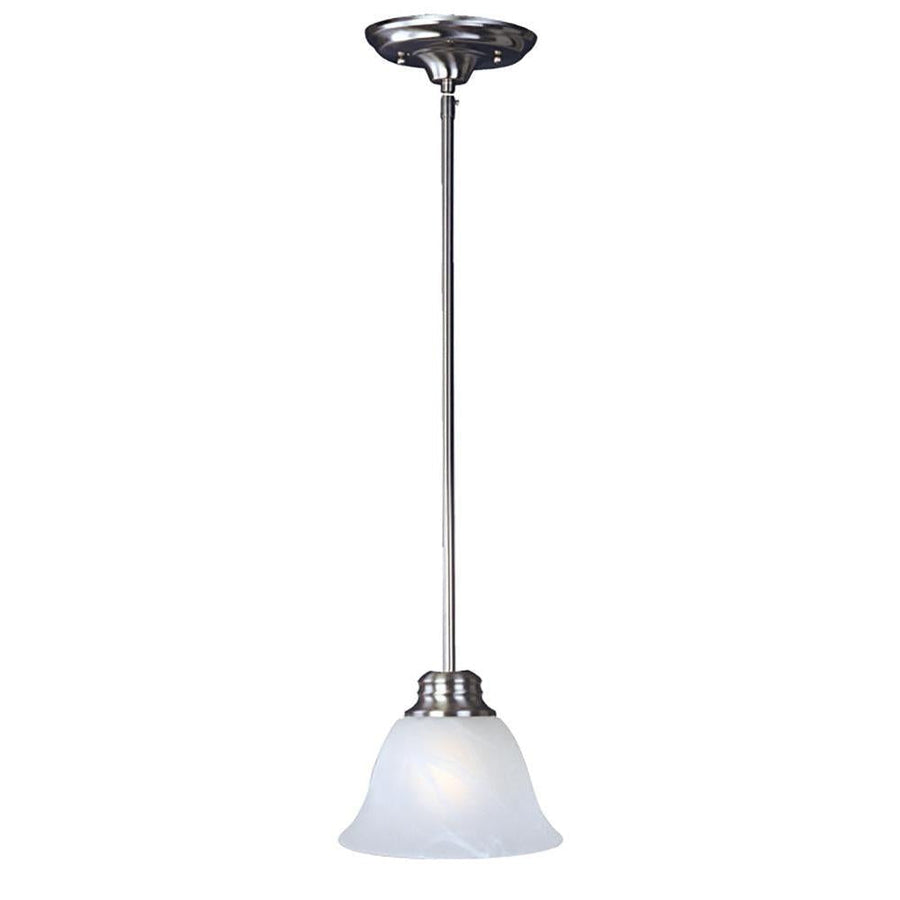 Maxim Lighting 91067MRSN Malaga 6 Inch Mini Pendant – Satin Nickel
