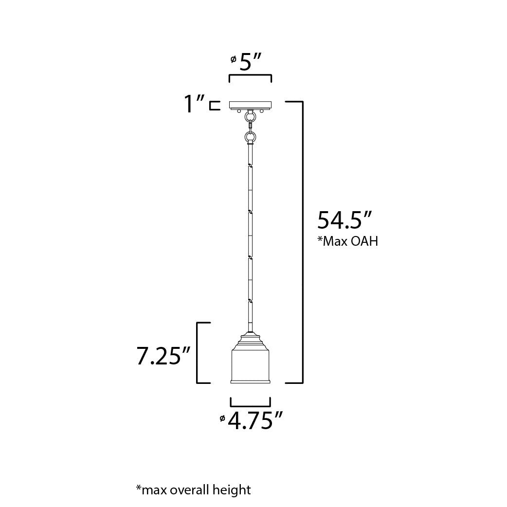 Maxim Lighting ACADIA 91260CDHR Pendant Modern - Miscellaneous