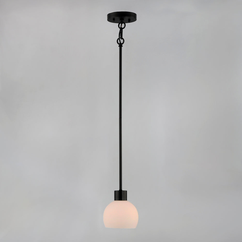 Maxim Lighting CORALINE 91270SWBK Mini Pendant Country Rustic - Black