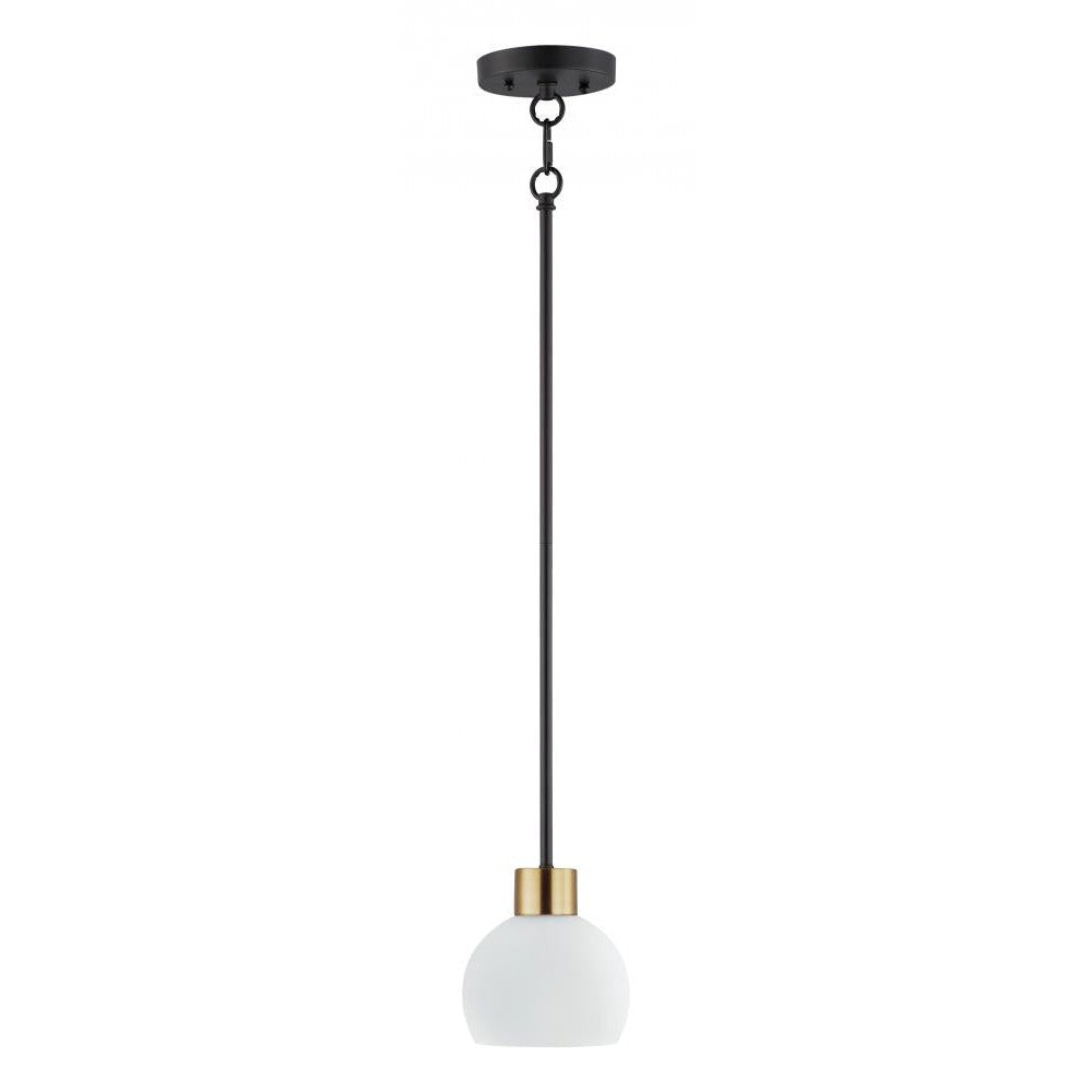 Maxim Lighting CORALINE 91270SWBZSBR Mini Pendant Country Rustic - Brass