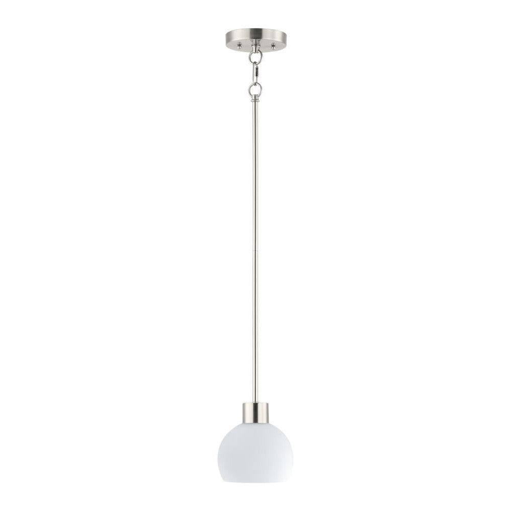 Maxim Lighting CORALINE 91270SWSN Mini Pendant Country Rustic - Nickel