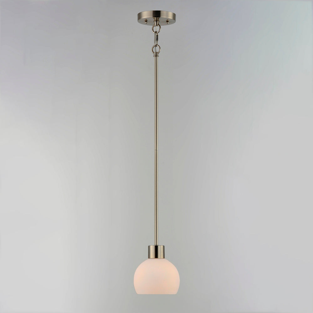 Maxim Lighting CORALINE 91270SWSN Mini Pendant Country Rustic - Nickel