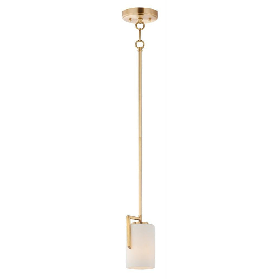 Maxim Lighting 91280SWSBR Dart 4.5 Inch Mini Pendant – Satin Brass