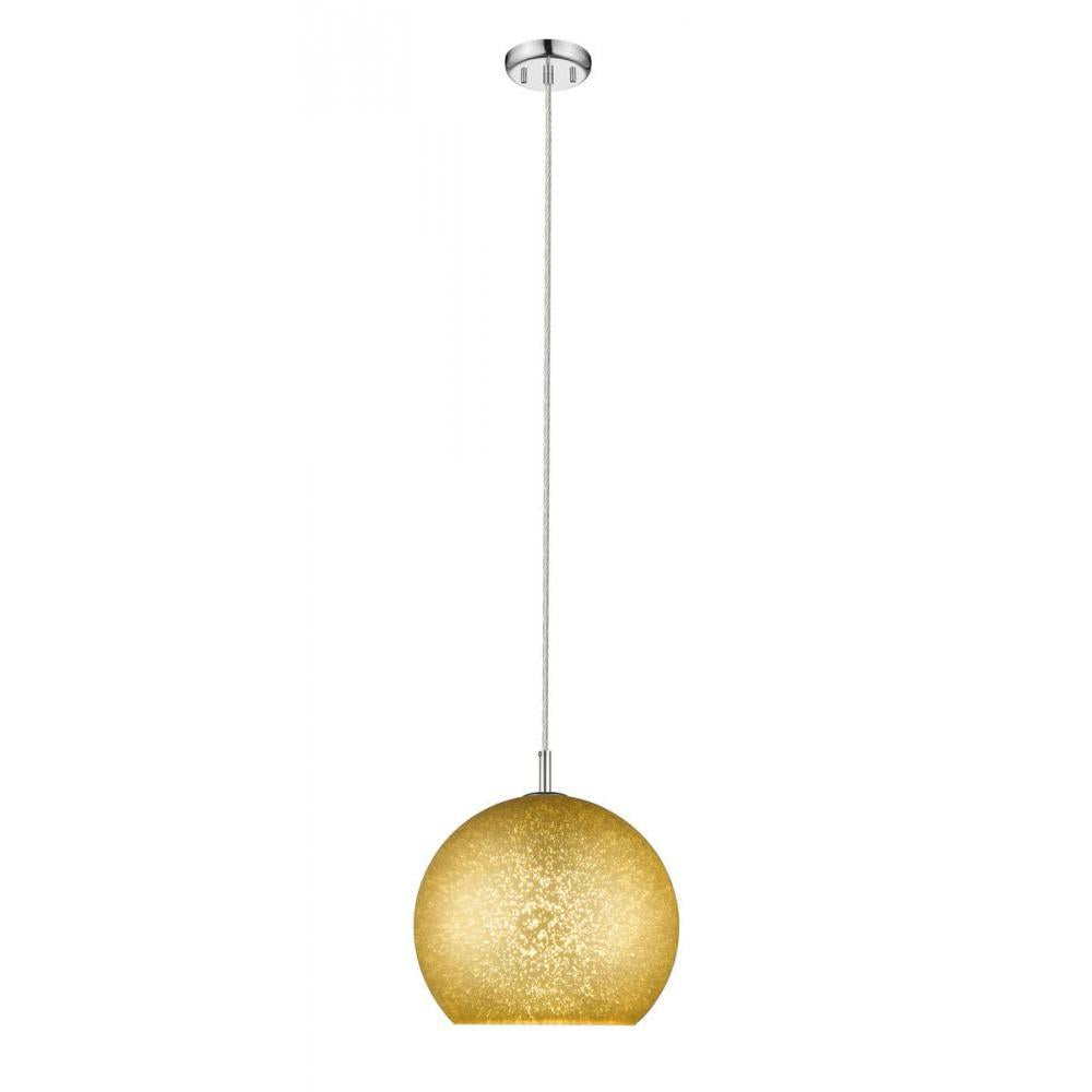 1 Light Pendant-Gold