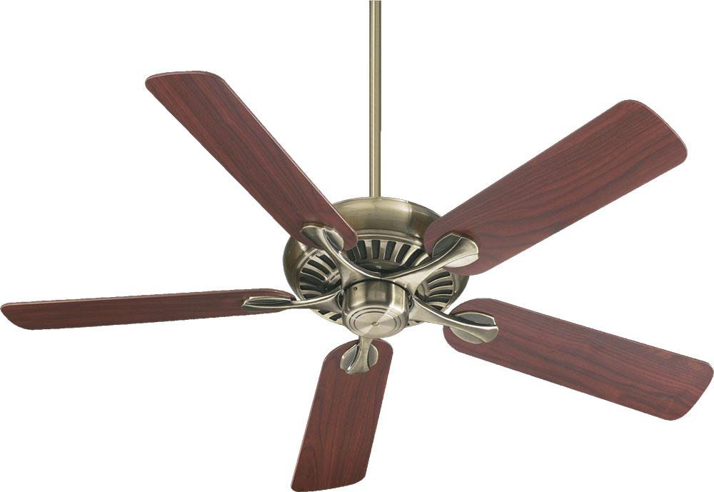 Quorum Lighting PINNACLE 91525-4 Fan Traditional - Antique Brass