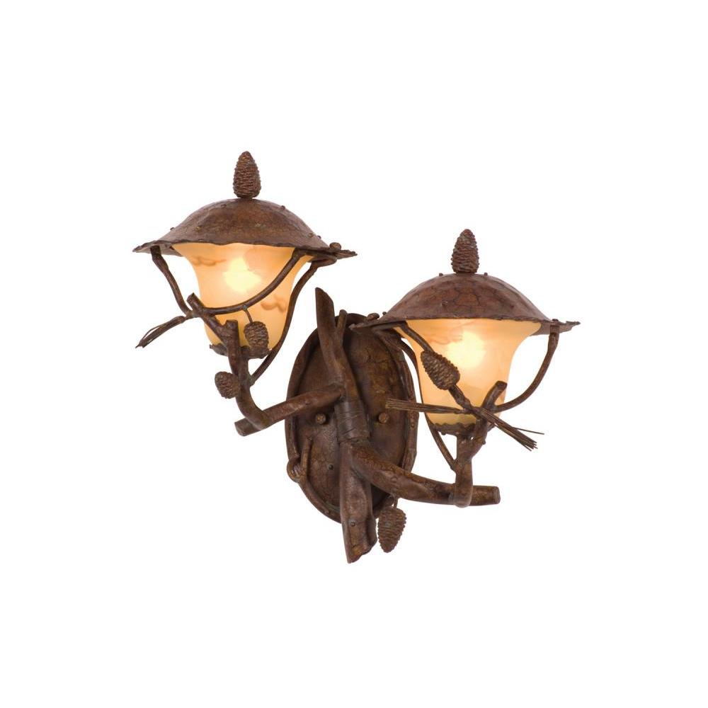 Ponderosa Outdoor 2 Light Wall Bracket (Left)