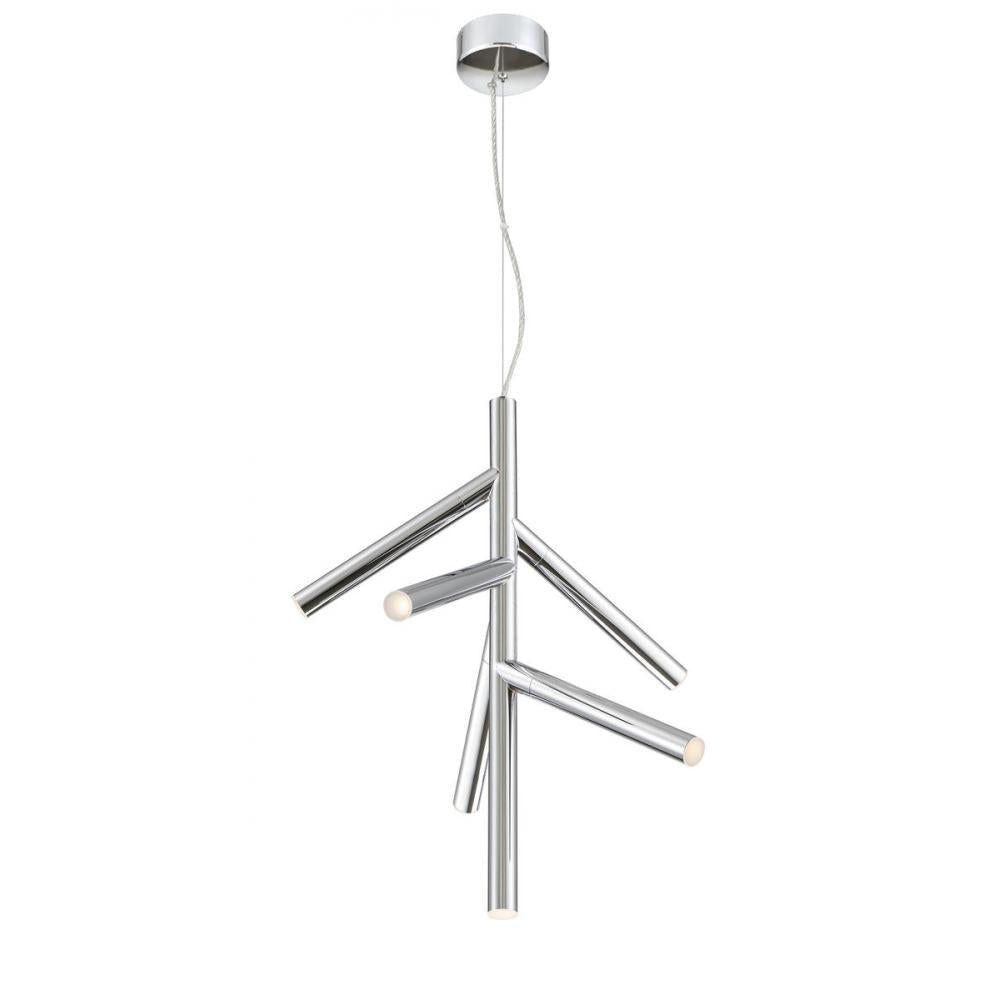 6 Light Pendant-Chrome