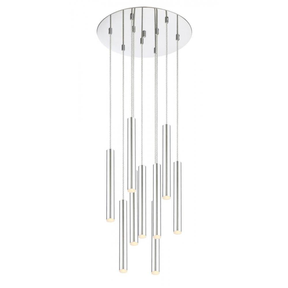 9 Light Chandelier-Chrome