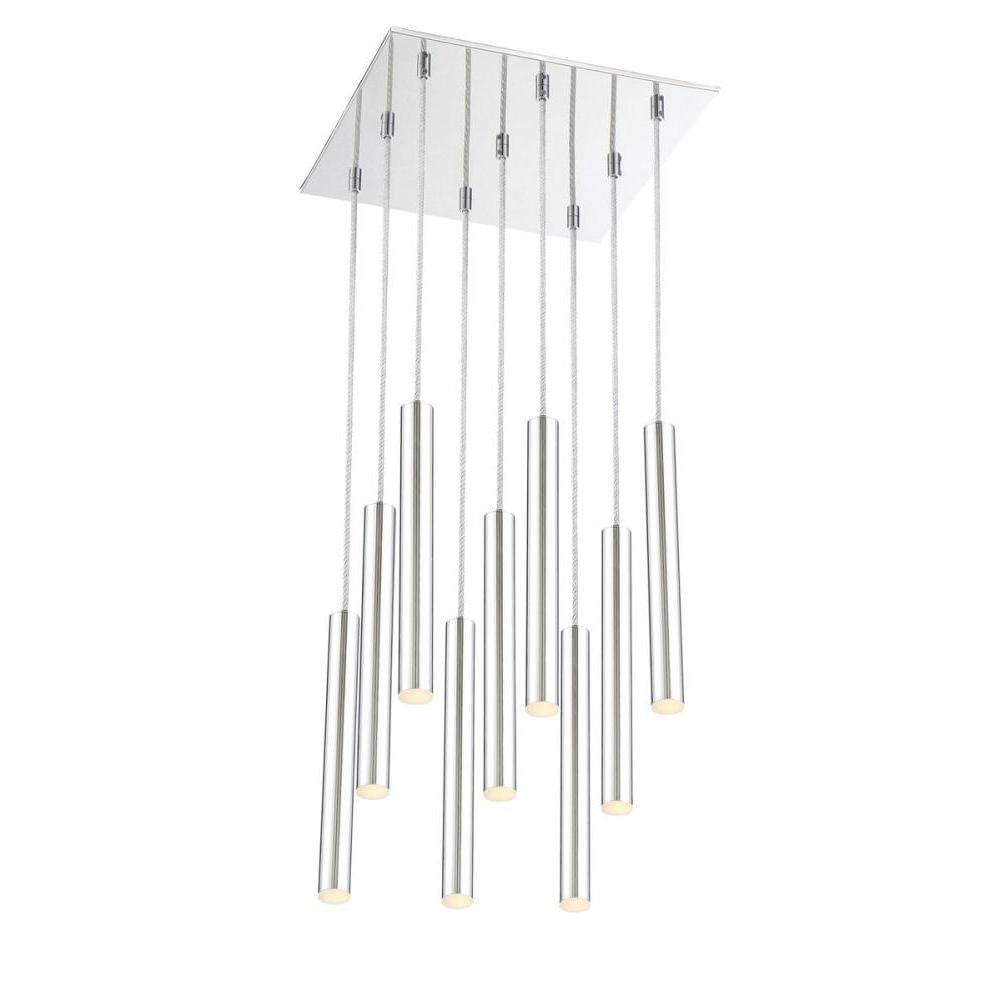9 Light Chandelier-Chrome