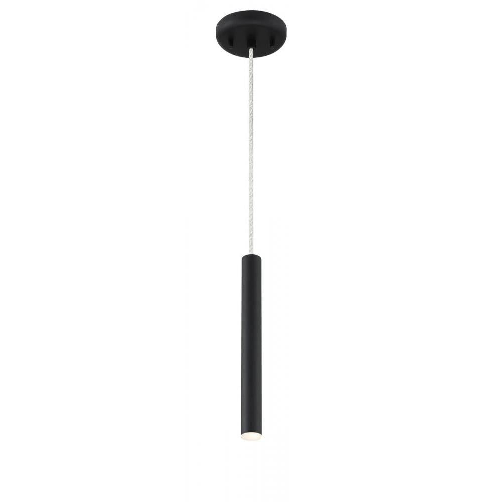 1 Light Pendant-Matte Black