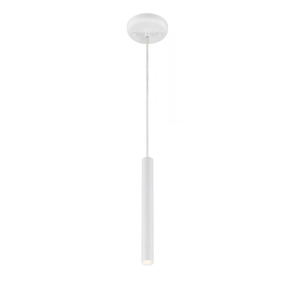 1 Light Pendant-Matte White