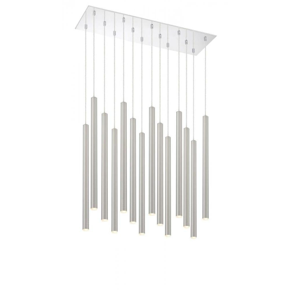 14 Light Chandelier-Brushed Nickel