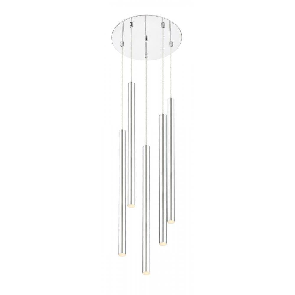 5 Light Chandelier-Chrome