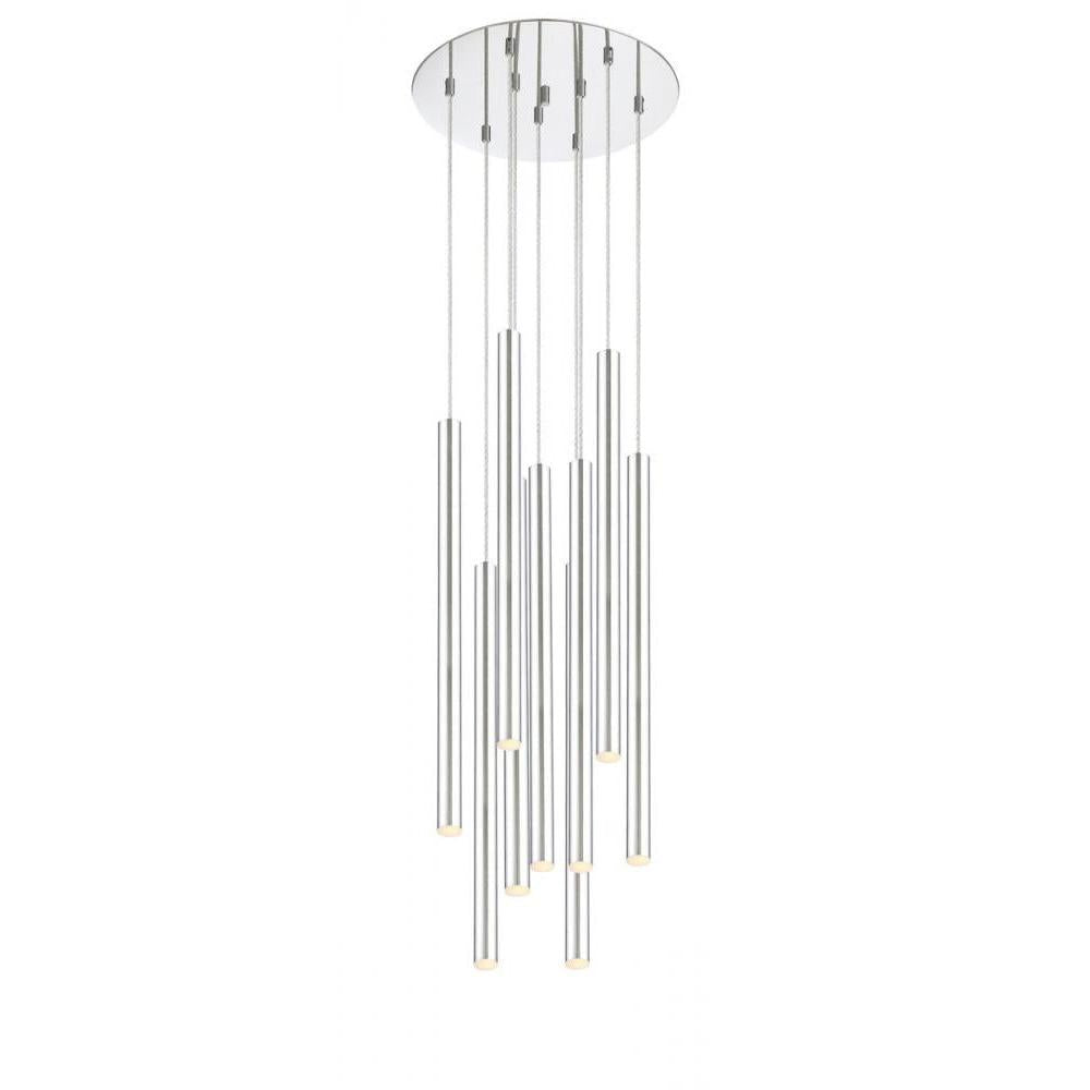 9 Light Chandelier-Chrome