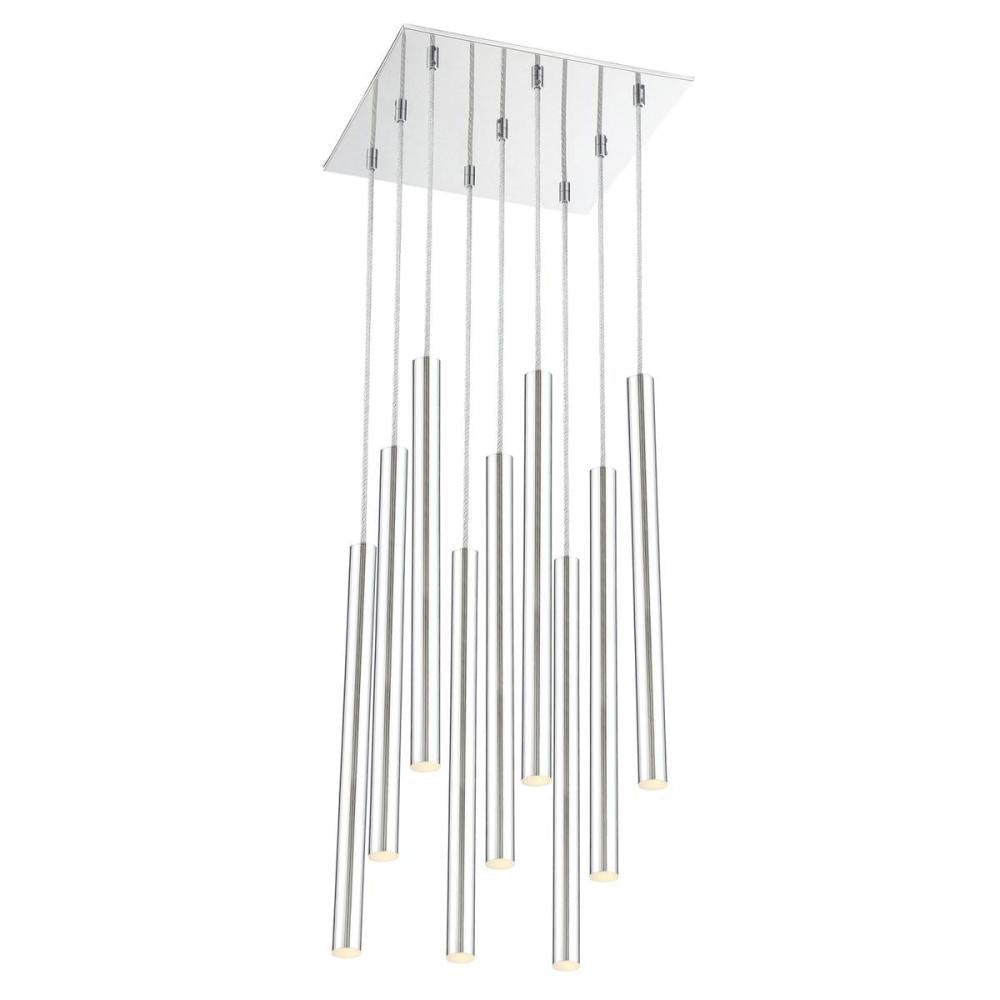 9 Light Chandelier-Chrome