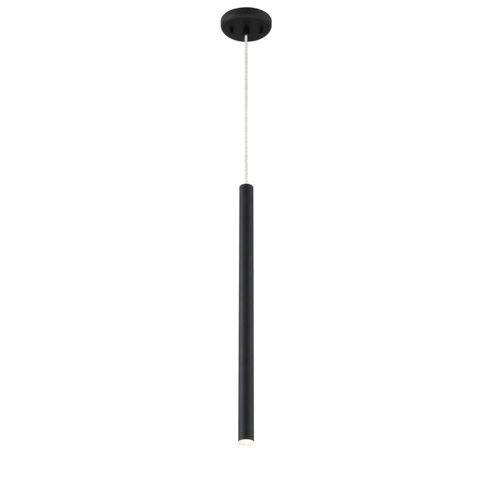 1 Light Pendant-Matte Black