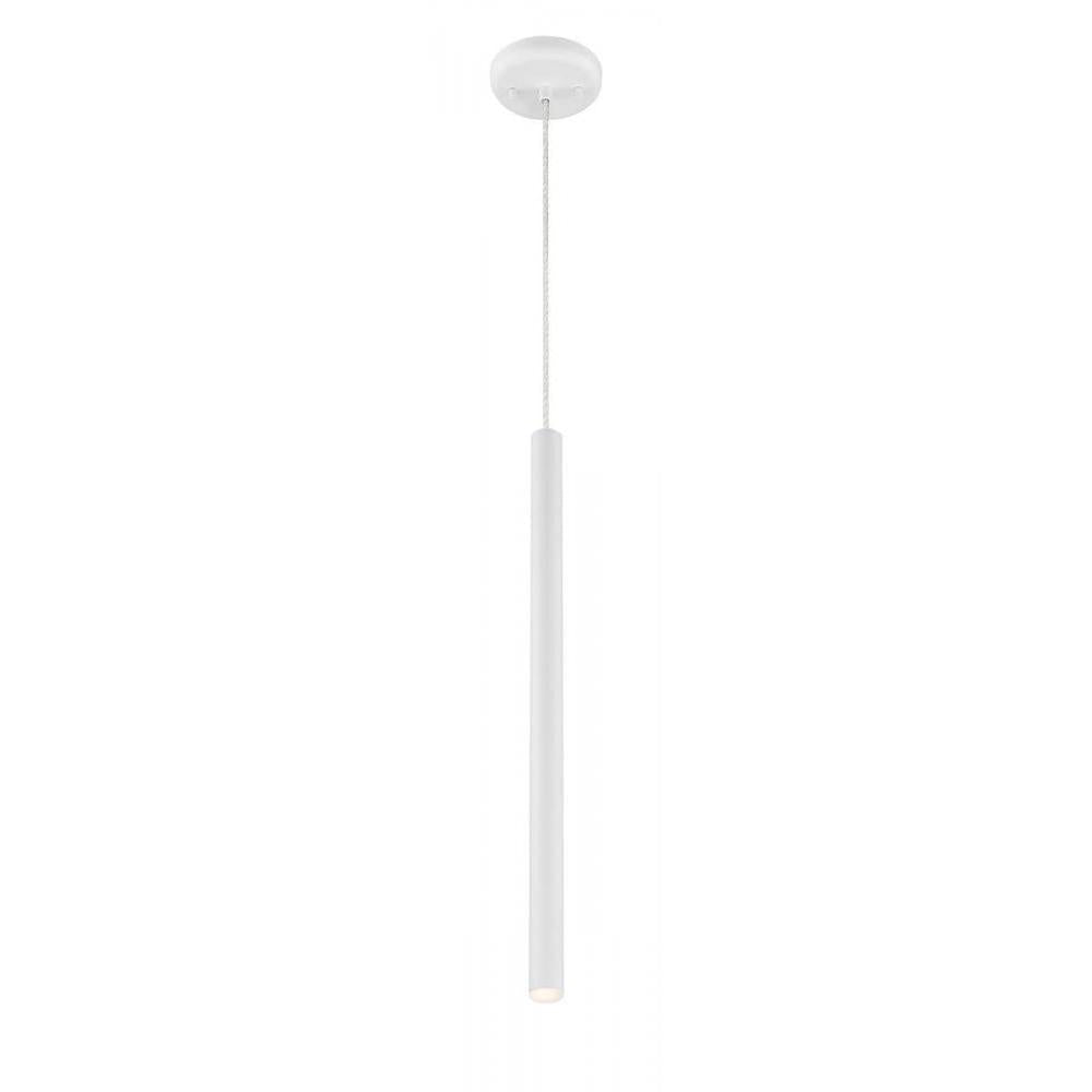 1 Light Pendant-Matte White