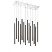 14 Light Chandelier-Pearl Black
