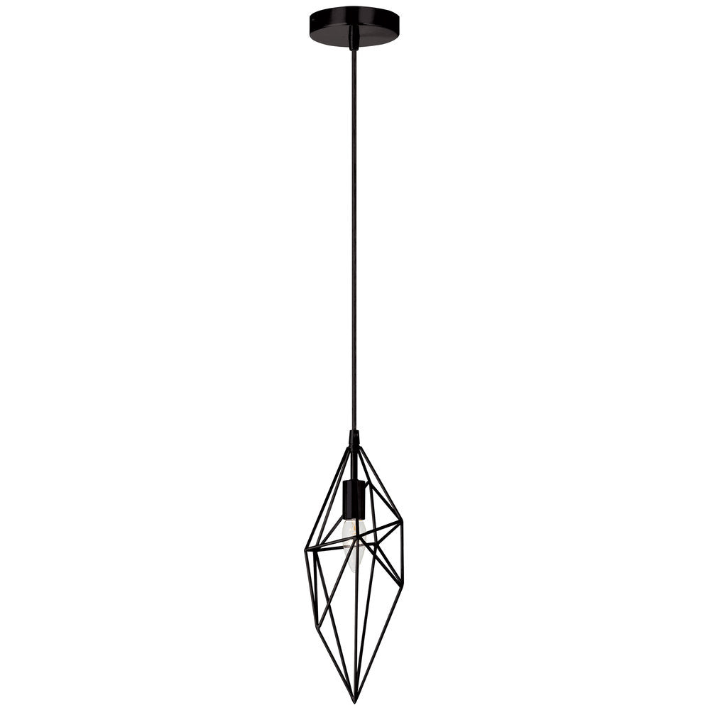 Dainolite 918-1P-BK Pendant Contemporary - Black