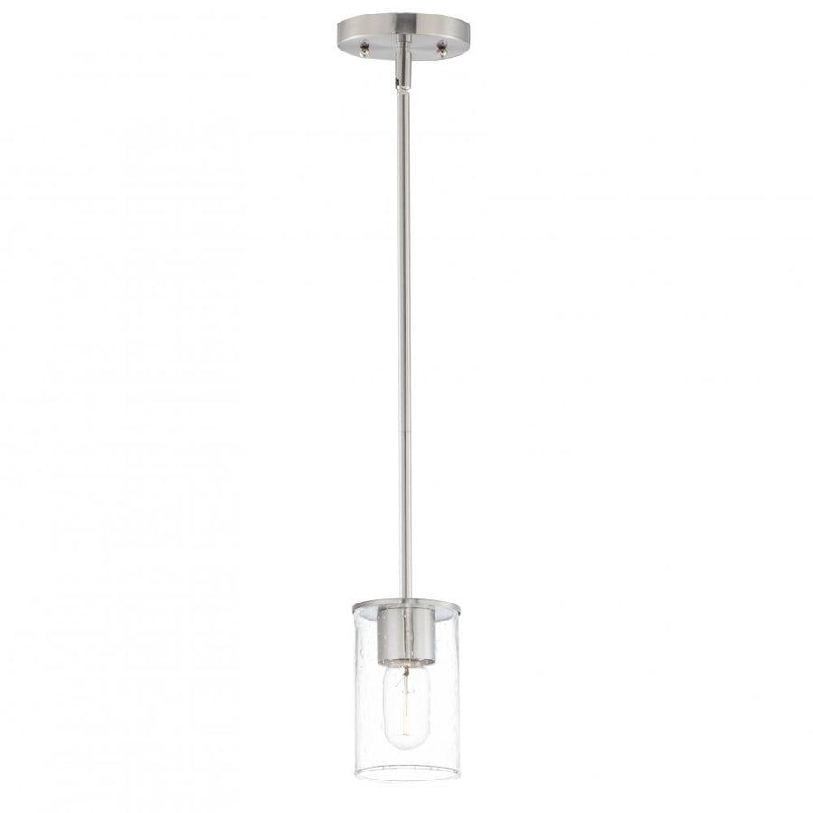 Maxim Lighting 91840CDSN Sleek 4 Inch Mini Pendant – Satin Nickel