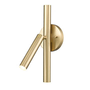 3 LightWall Sconce-Modern Gold