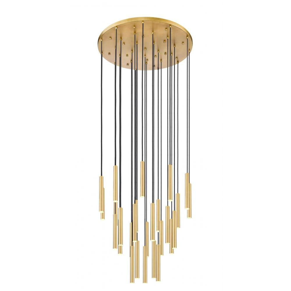 27 Light Chandelier-Modern Gold