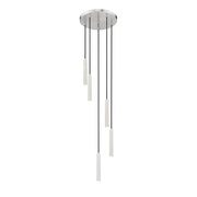 5 Light Chandelier-Brushed Nickel