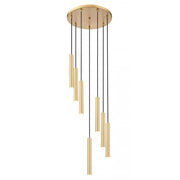 7 Light Chandelier-Modern Gold