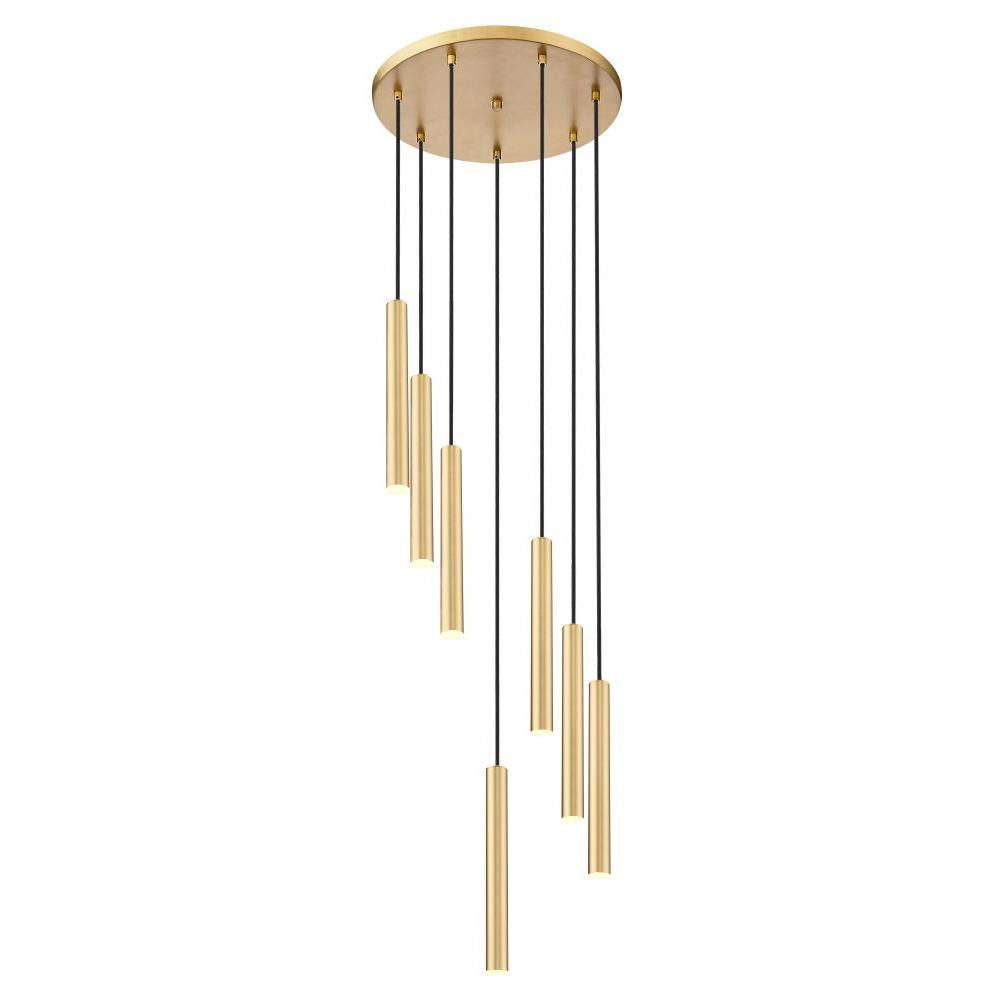 7 Light Chandelier-Modern Gold