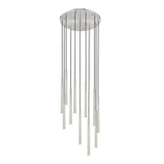 11 Light Chandelier-Brushed Nickel