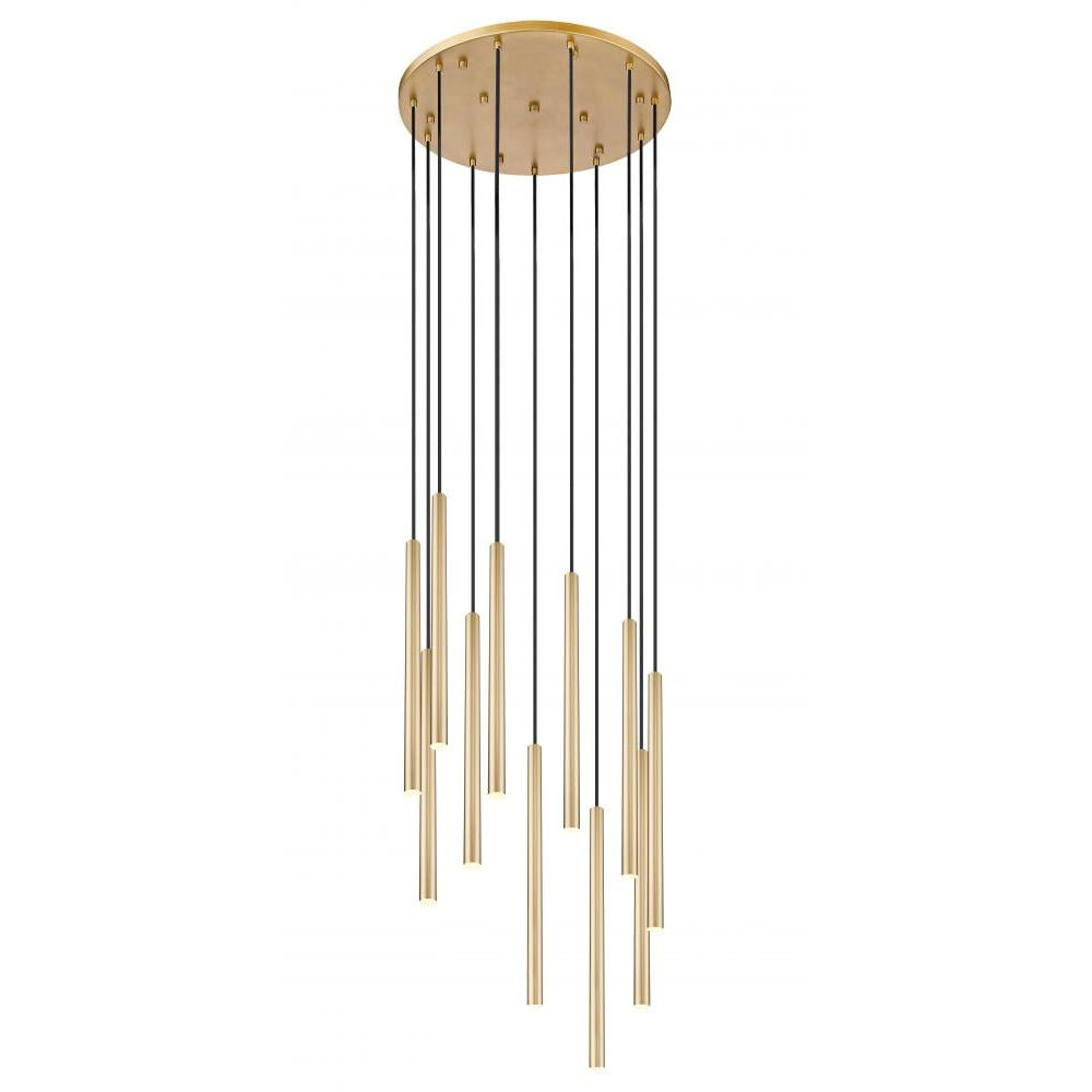11 Light Chandelier-Modern Gold