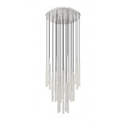 27 Light Chandelier-Brushed Nickel