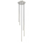 5 Light Chandelier-Brushed Nickel