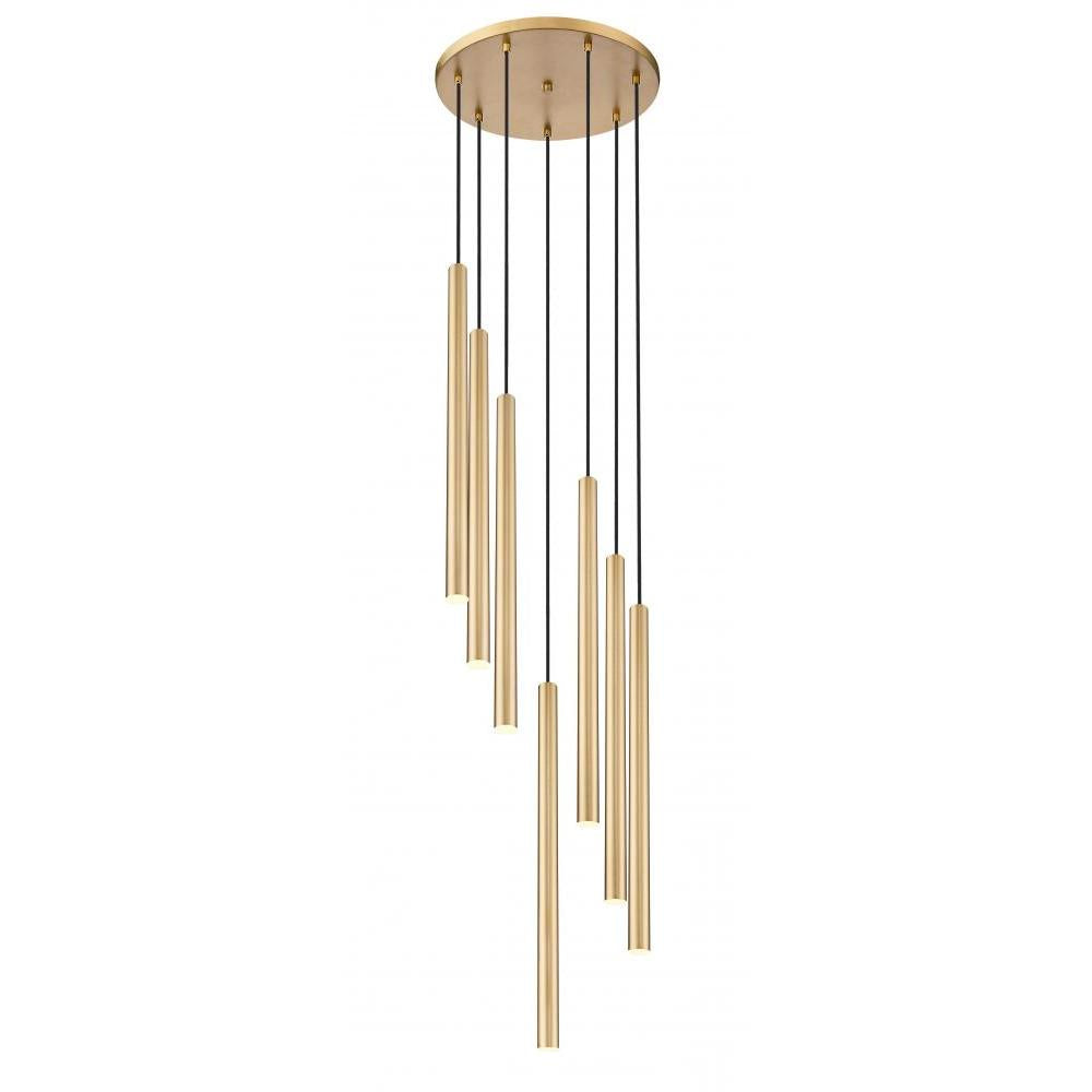 7 Light Chandelier-Modern Gold