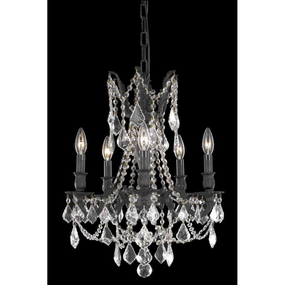 Elegant Lighting ROSALIA 9205D18DB-GT/RC Pendant Traditional - Dark Bronze