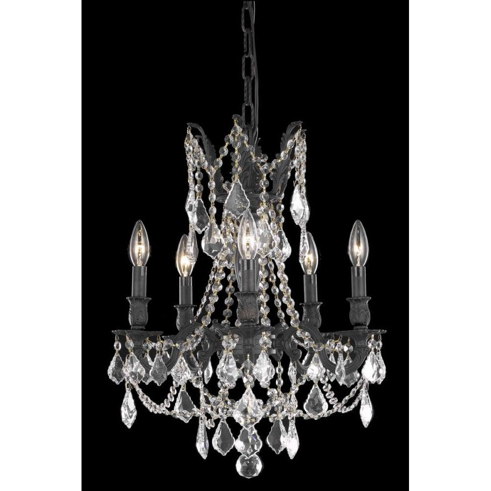 Elegant Lighting ROSALIA 9205D18DB/RC Pendant Traditional - Dark Bronze