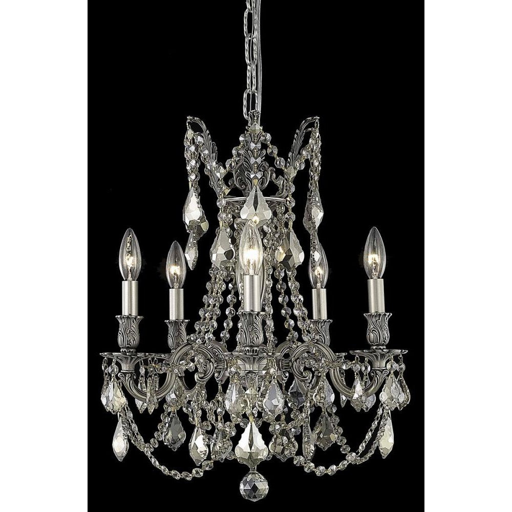 Elegant Lighting ROSALIA 9205D18PW-GT/RC Pendant Traditional - Pewter