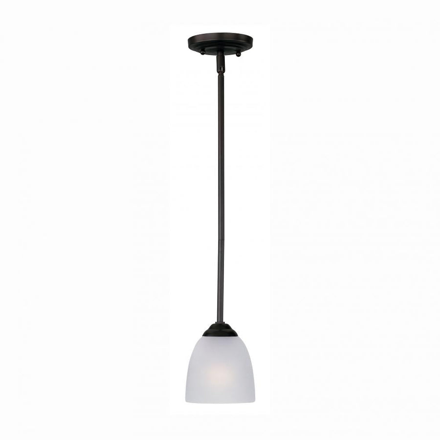 Maxim Lighting 92061FTBK Stefan 5 Inch Mini Pendant – Black