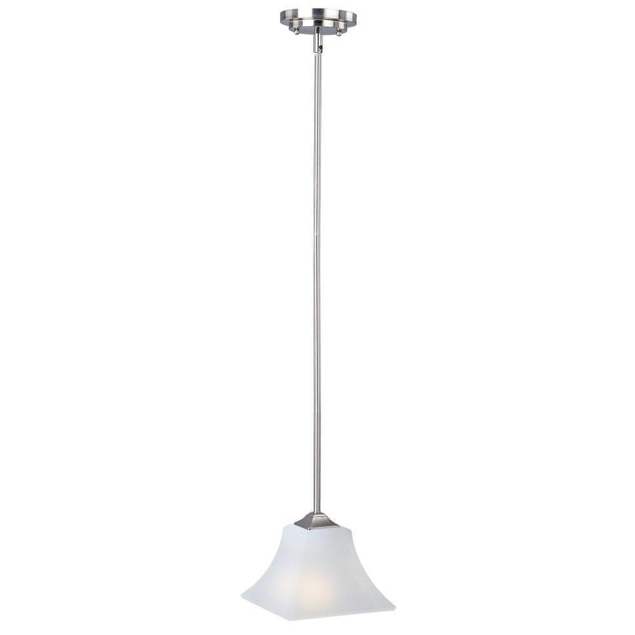 Maxim Lighting 92090FTSN Aurora 8 Inch Mini Pendant – Satin Nickel