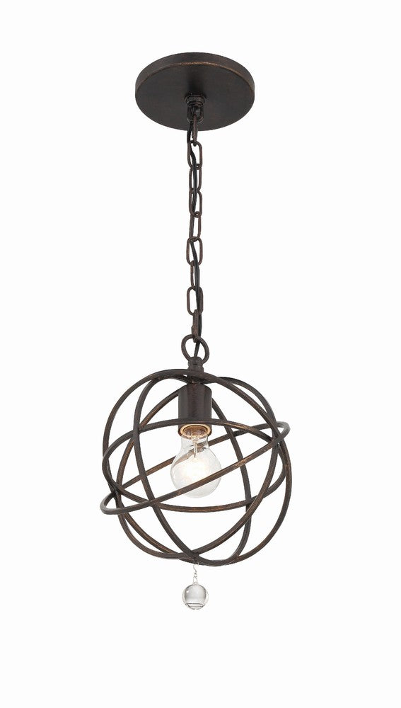 Crystorama SOLARIS 9220-EB Pendant Contemporary - English Bronze