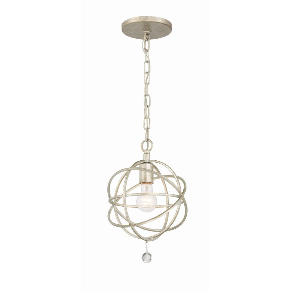 Crystorama SOLARIS 9220-OS Pendant Contemporary - Olde Silver